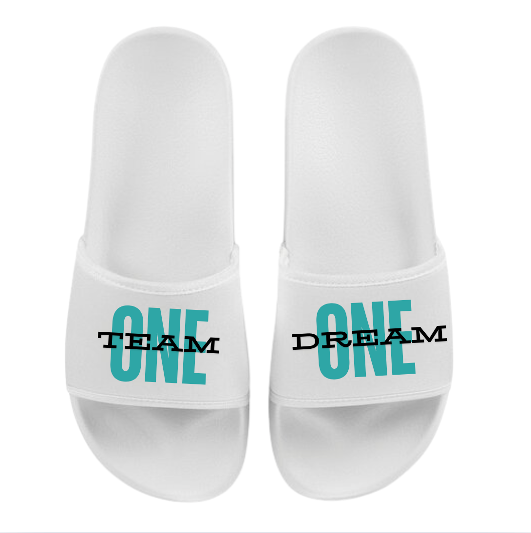 Sliders - One Team, One Dream (White)